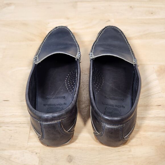 Allen Edmonds Men's Sz 8.5 Interstate 90 Navy Blue Leather Slip On Loafer Shoes - Picture 7 of 11